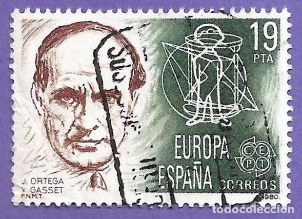Francobolli: Espa&ntilde;a. 1980. Edifil # 2569. EUROPA Cept. Jose Ortega y Gasset