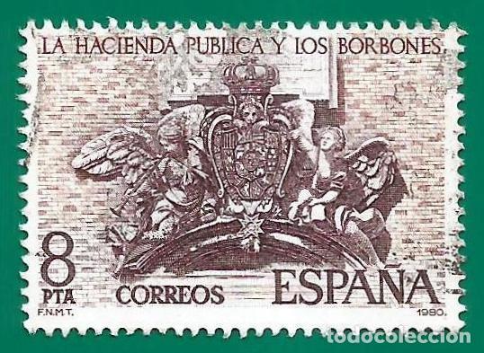 Sellos: Espa&ntilde;a. 1980. Edifil # 2573. La Hacienda Publica y los Borbones