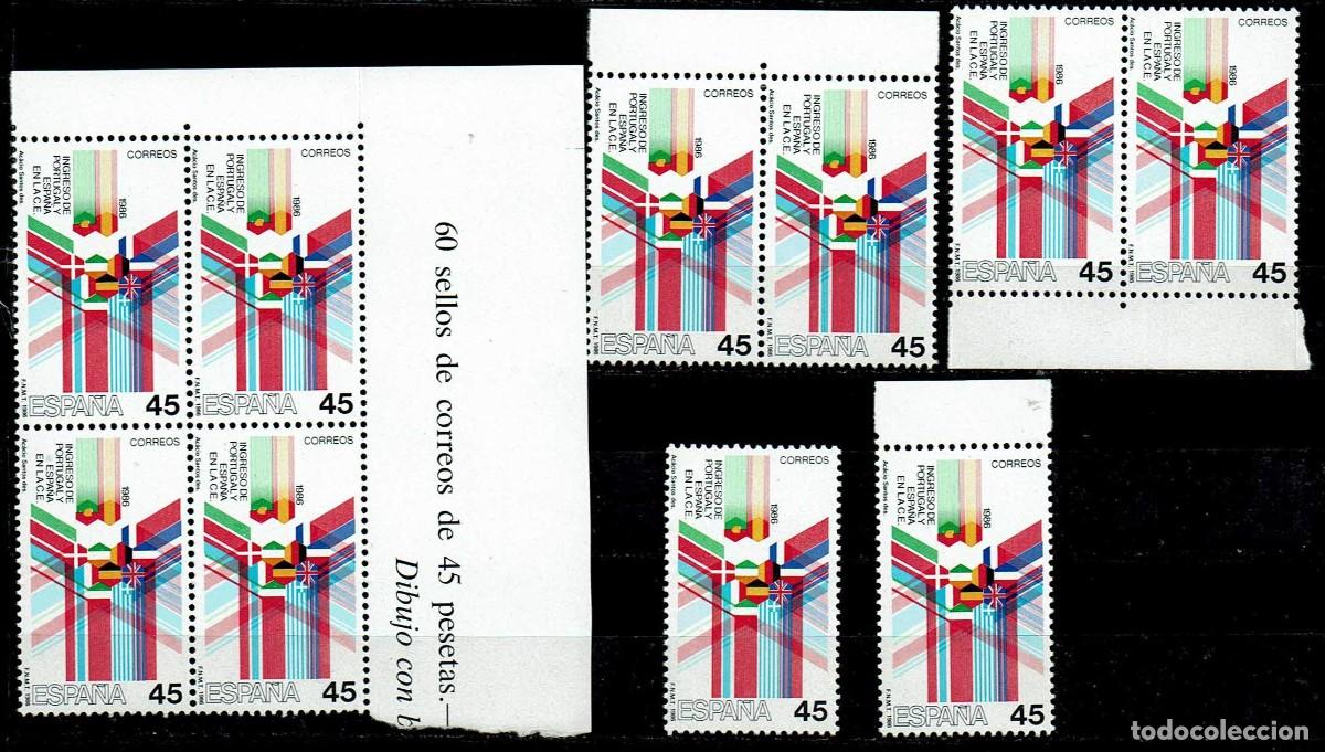 Selos: ESPA&Ntilde;A 1986 - EDIFIL 2825/2828 - LIQUIDAC. 10 SERIES COMPLETAS SELLOS NUEVOS (**)