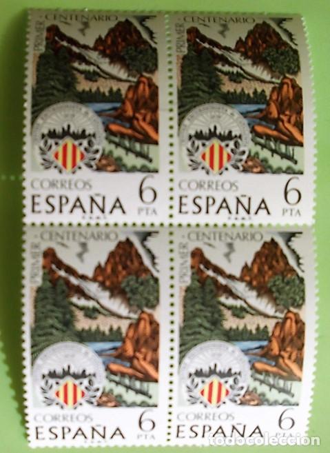Briefmarken: Espa&ntilde;a. 2307 Centenario Centro Excursionista de Catalu&ntilde;a. 1976. Sellos nuevos y numeraci&oacute;n Edifil.