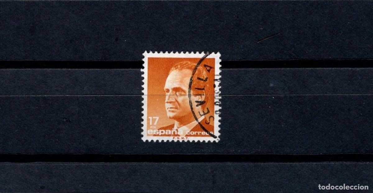 Briefmarken: Sello usado. B&aacute;sica Rey Juan Carlos. Sello de 17 pesetas. 16 de Julio de 1985. Edifil 2799.