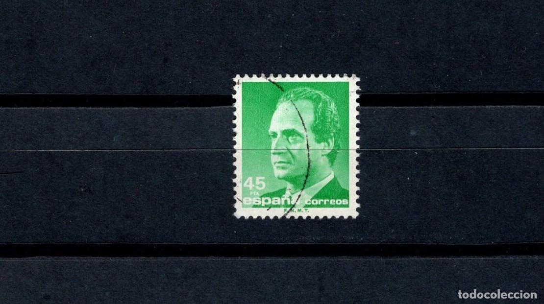 Briefmarken: Sello usado. B&aacute;sica Rey Juan Carlos. Sello de 45 pesetas. 12 agosto 1985. Edifil 2801.