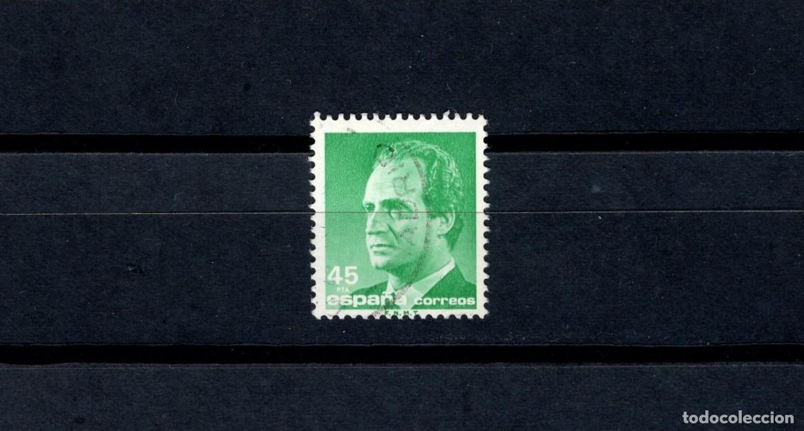 Briefmarken: Sello usado. B&aacute;sica Rey Juan Carlos. Sello de 45 pesetas. 12 agosto 1985. Edifil 2801.