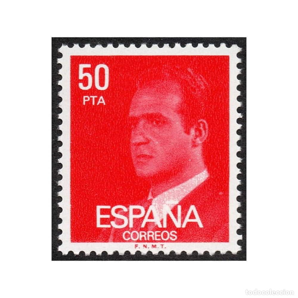 Sellos: Espa&ntilde;a 1981 [SLL] Serie B&aacute;sica. 50 Pts (MNH)