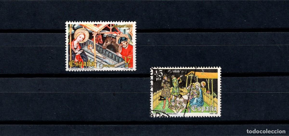 Timbres: Sellos usados. Navidad. Serie completa. 27 de Noviembre de 1985. Edifil 2818/19.