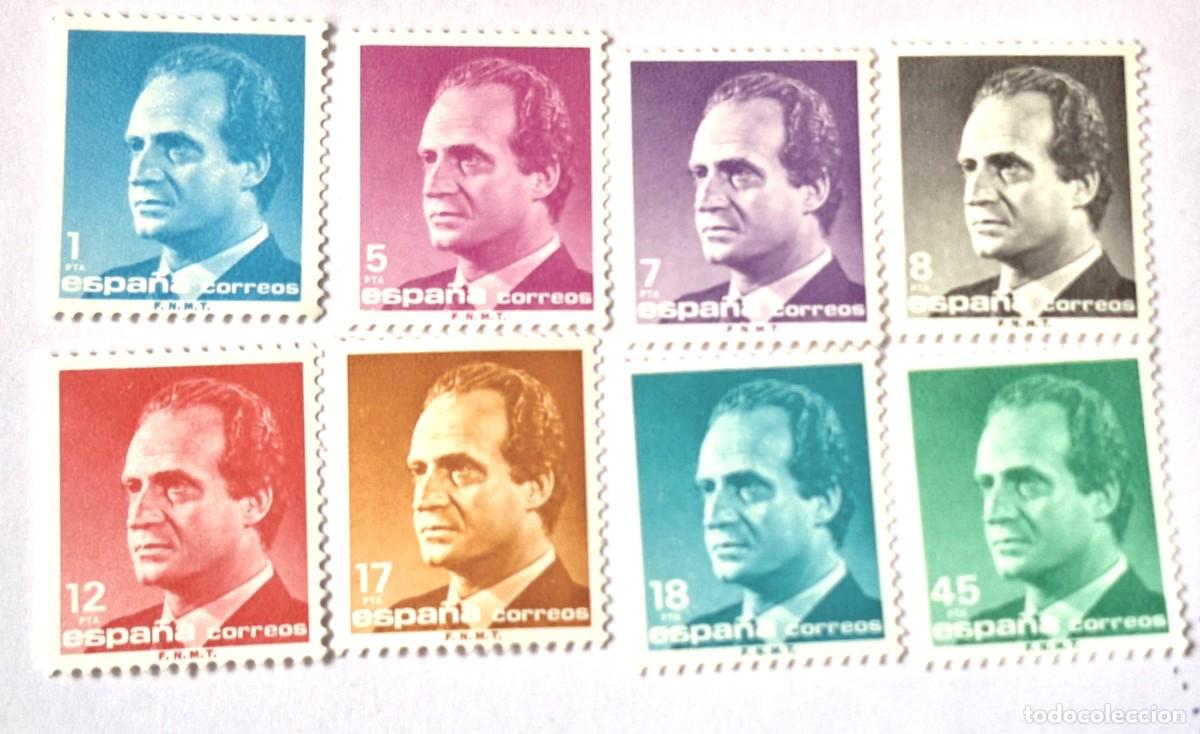 Francobolli: SELLOS ESPA&Ntilde;A A&Ntilde;O 1985 - S.M. JUAN CARLOS I - (EDIFIL 2794 A 2801 ) COMPLETA-NUEVOS