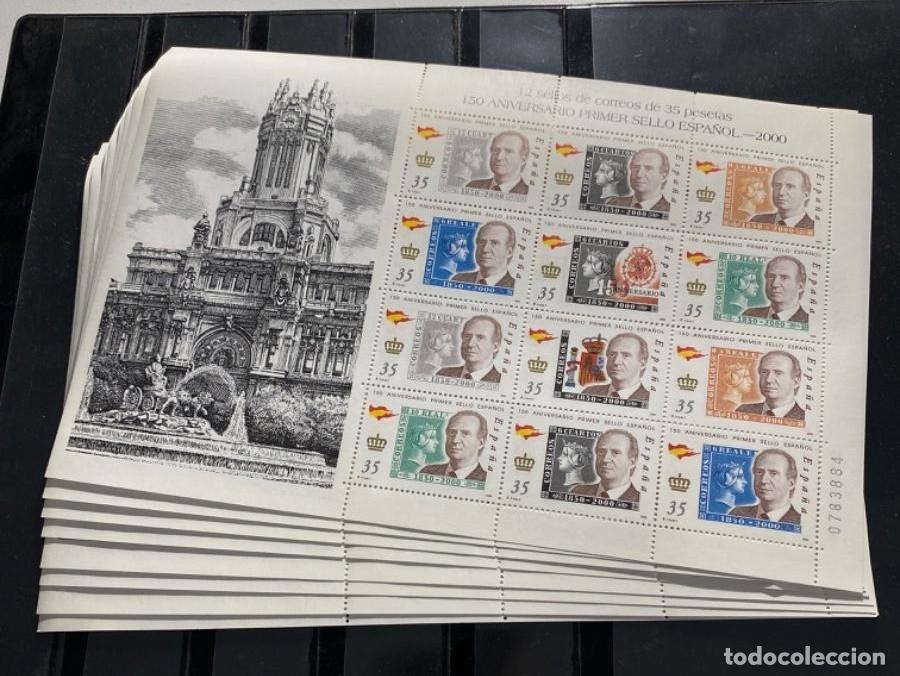 Briefmarken: 8 MINI HOJAS DEL 150 ANIVERSARIO DEL SELLO ESPA&Ntilde;OL EDIFIL 3687/3693**