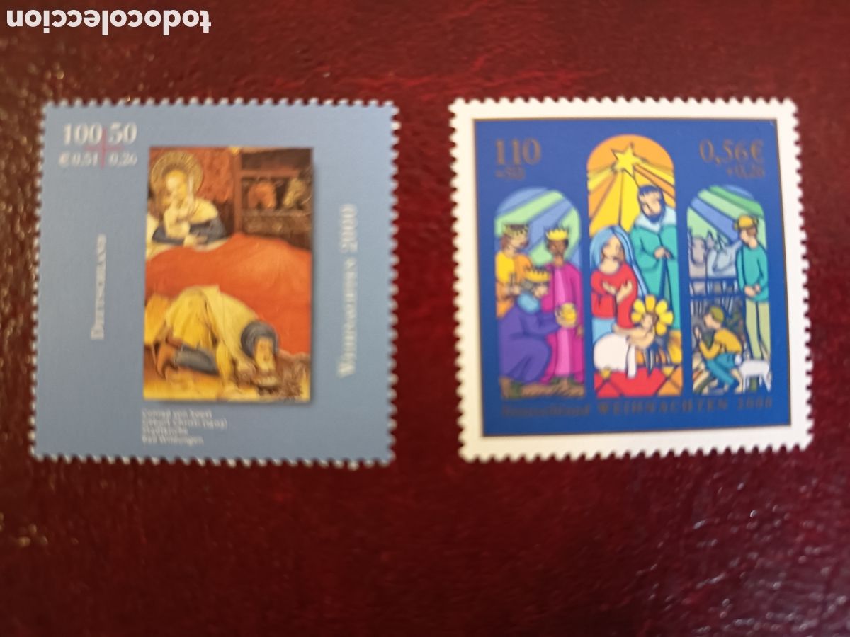 Selos: ESPA&Ntilde;A 2000. NAVIDAD. EDICION CONJUNTA CON ALEMANIA.