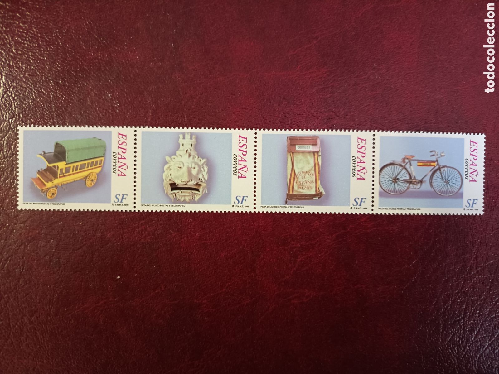 Selos: ESPA&Ntilde;A 2000. SERVICIO FILATELICO. NUEVO. TIRA HORIZONTAL SIN FIJASELLOS.