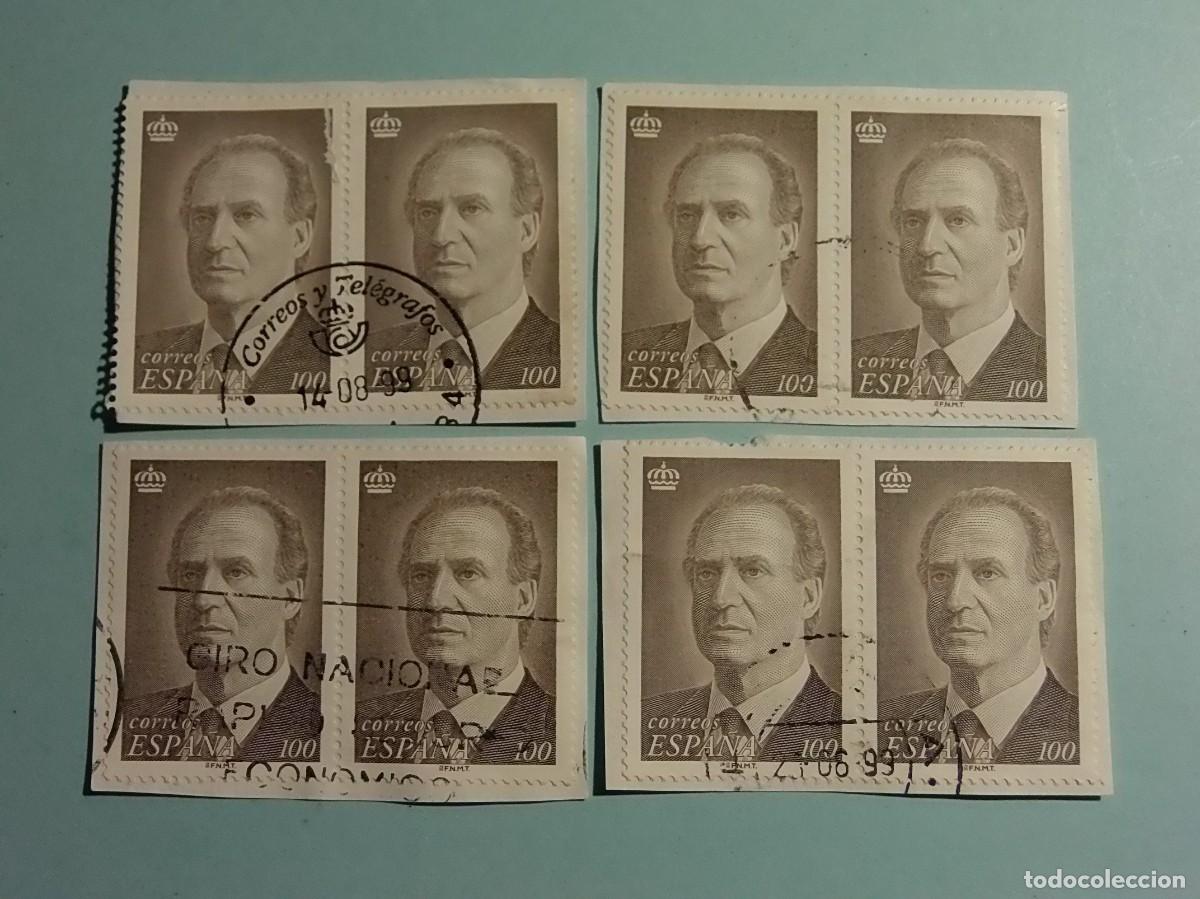 Francobolli: ESPA&Ntilde;A 1996 - S. M. DON JUAN CARLOS I - EDIFIL 3461 - 8 SELLOS EN TIRA DE 2.
