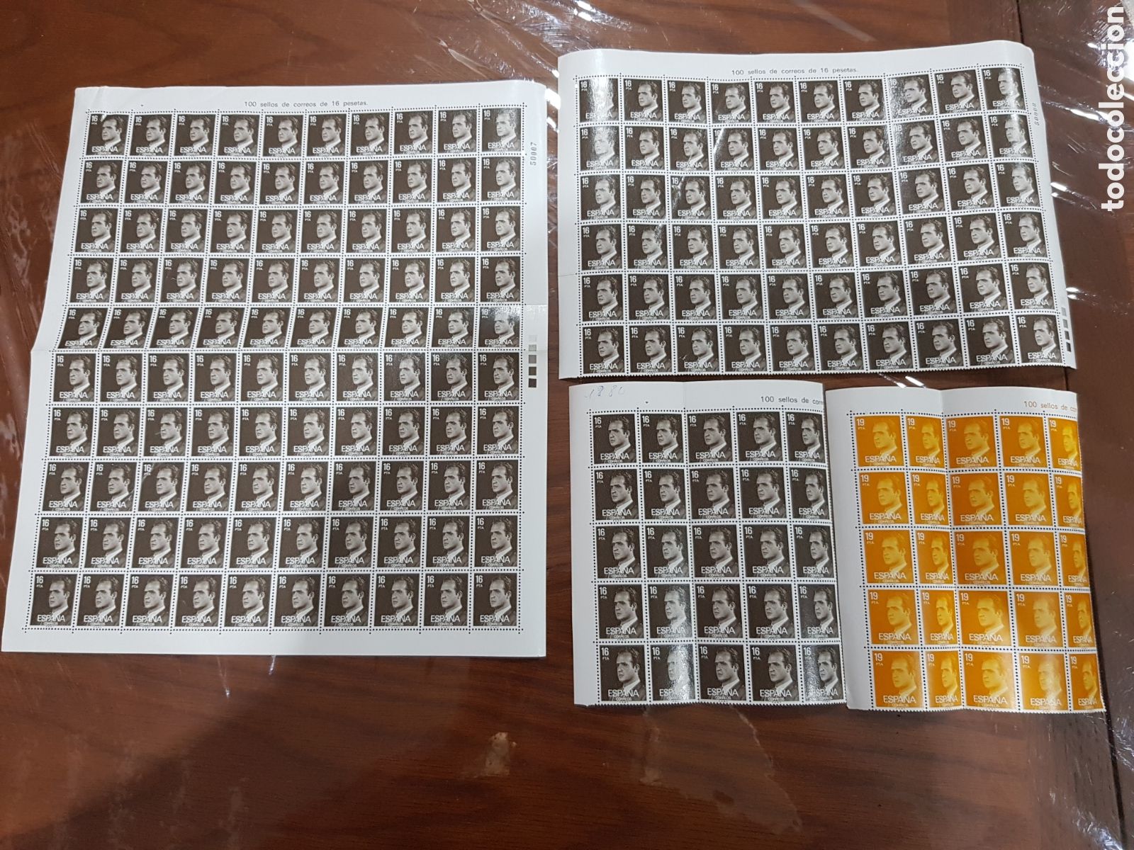 Sellos: LOTE SELLOS SIN USO REY JUAN CARLOS I 16 Y 19 PESETAS