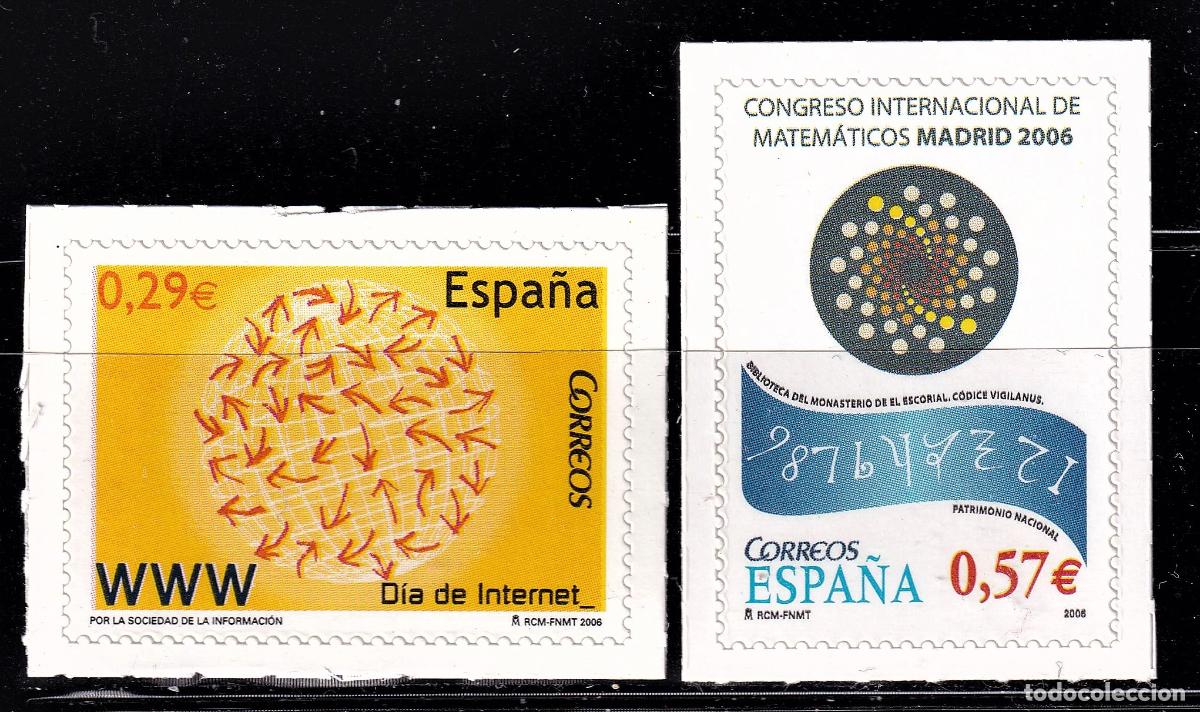 Stamps: Oferta sellos en euros a&ntilde;o 2006 edifil 4238/39 en nuevo con gran descuento sobre facial