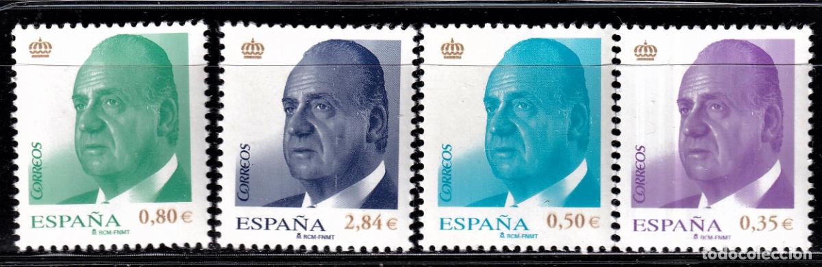 Selos: Oferta sellos en euros a&ntilde;o 2011 edifil 4633/36 en nuevo con gran descuento sobre facial