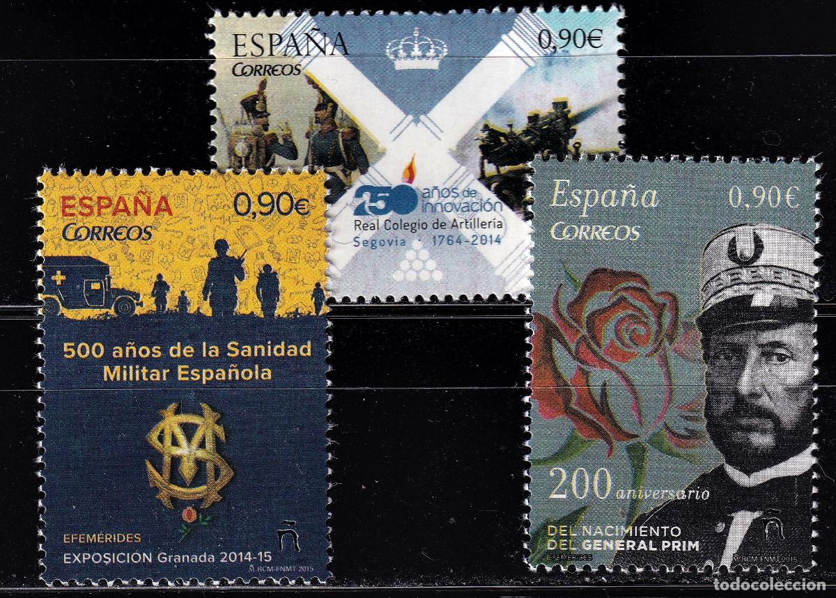 Briefmarken: Oferta sellos en euros a&ntilde;o 2015 edifil 4947/49 en nuevo