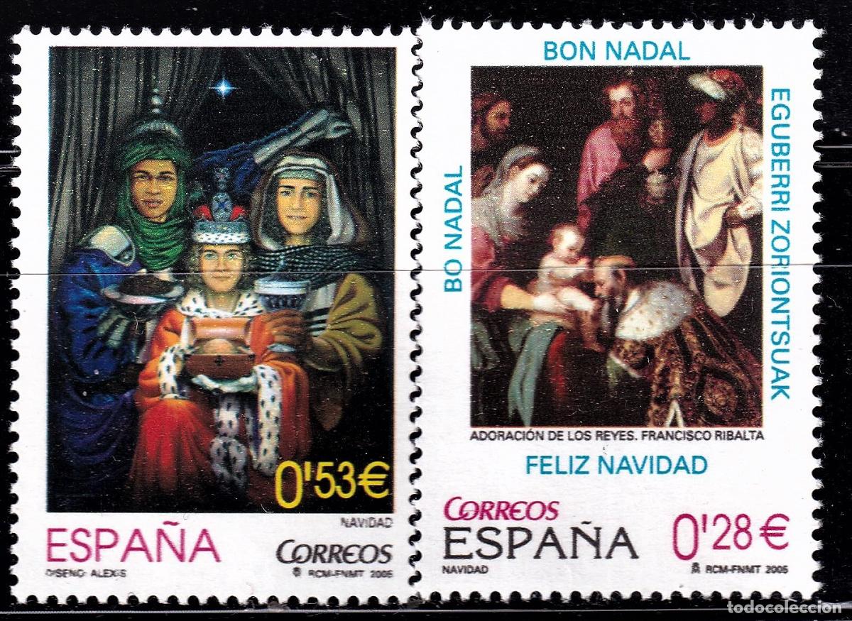 Briefmarken: Oferta sellos en euros a&ntilde;o 2005 edifil 4194/95 en nuevo con gran descuento sobre facial