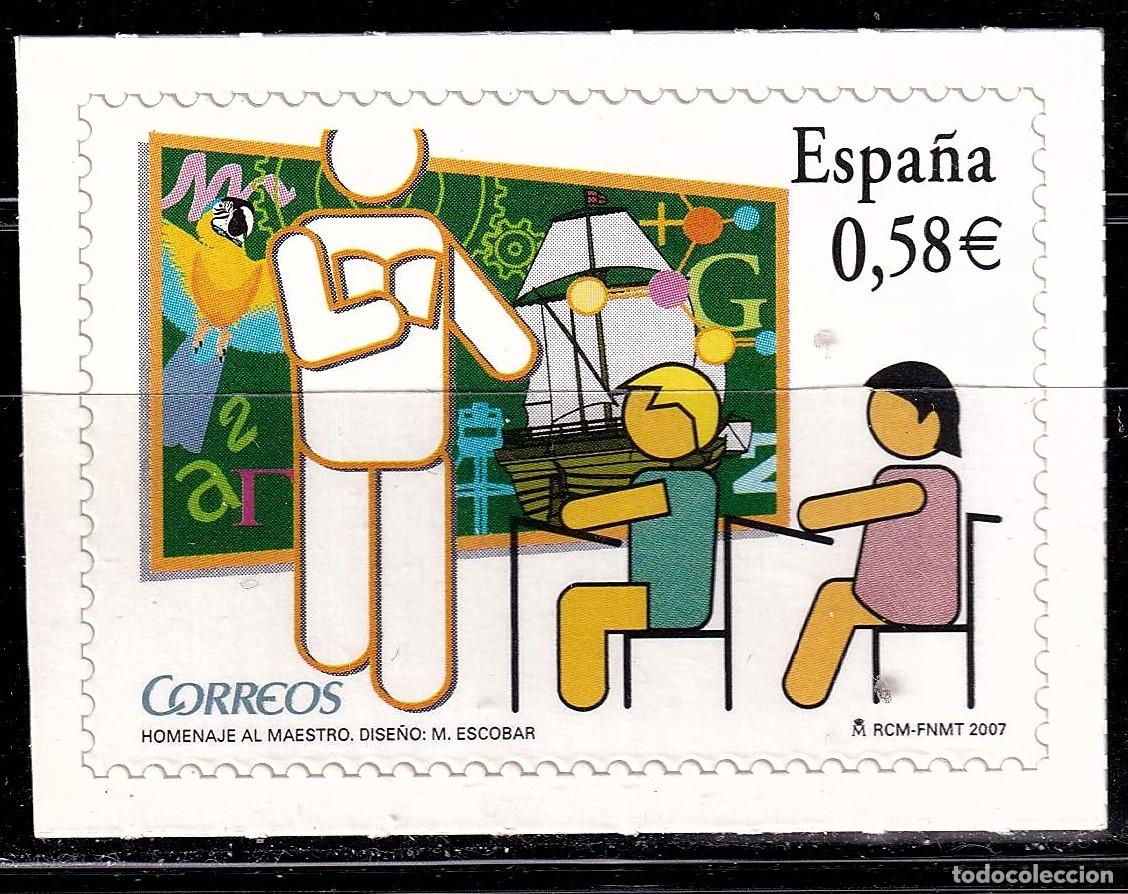 Briefmarken: Oferta sellos en euros a&ntilde;o 2007 edifil 4308 en nuevo con gran descuento sobre facial