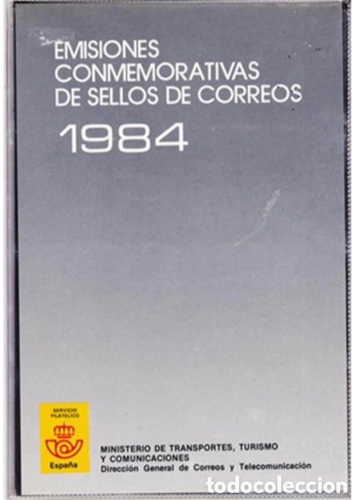 Sellos: ESPA&Ntilde;A A&Ntilde;O 1984 - CARPETA OFICIAL DE CORREOS - COMPLETA CON SELLOS NUEVOS