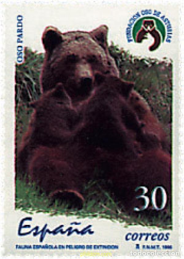 Sellos: 85477 MNH ESPA&Ntilde;A 1996 FAUNA ESPA&Ntilde;OLA EN PELIGRO DE EXTINCION