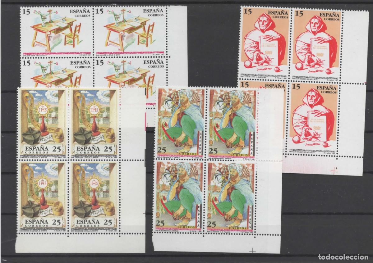 Sellos: ESPA&Ntilde;A SAN JUAN DE LA CRUZ SAN IGNACIO DE LOYOLA ABD AL RAHMANN III FRAY LUIS DE LEON