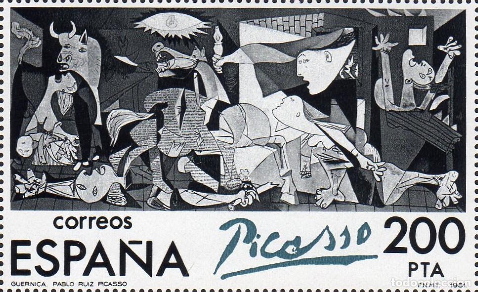 Sellos: Europa. Espa&ntilde;a. Centenario de Picasso. 1981. Edifil 2631 Nuevo