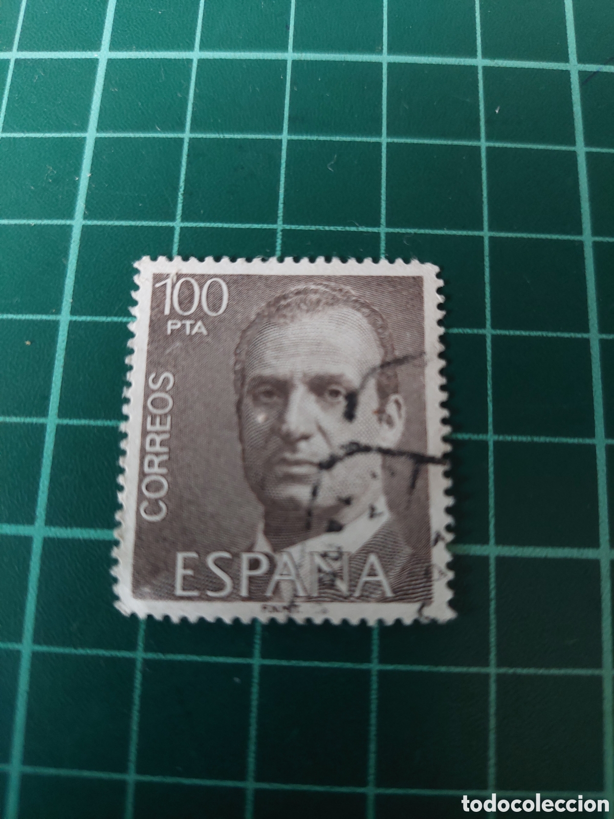 Sellos: USADA LUJO EDIFIL 2605 100 PESETAS JUAN CARLOS I REY ESPA&Ntilde;A B&Aacute;SICA 1981