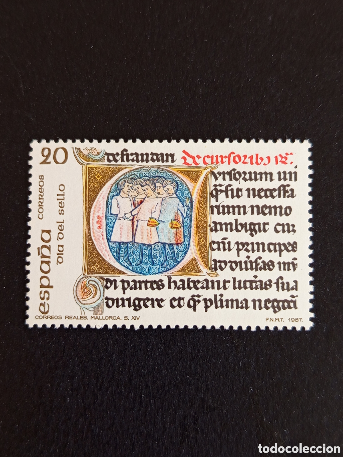 Sellos: Espa&ntilde;a, 1987. D&iacute;a del Sello. Edifil 2911. Pedido m&iacute;nimo 3 &euro;. Ver fotos . Serie completa