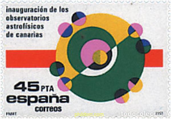 Sellos: 85135 MNH ESPA&Ntilde;A 1985 INAUGURACION DE LOS OBSERVATORIOS INTERNACIONALES DEL INSTITUTO ASTROFISICO