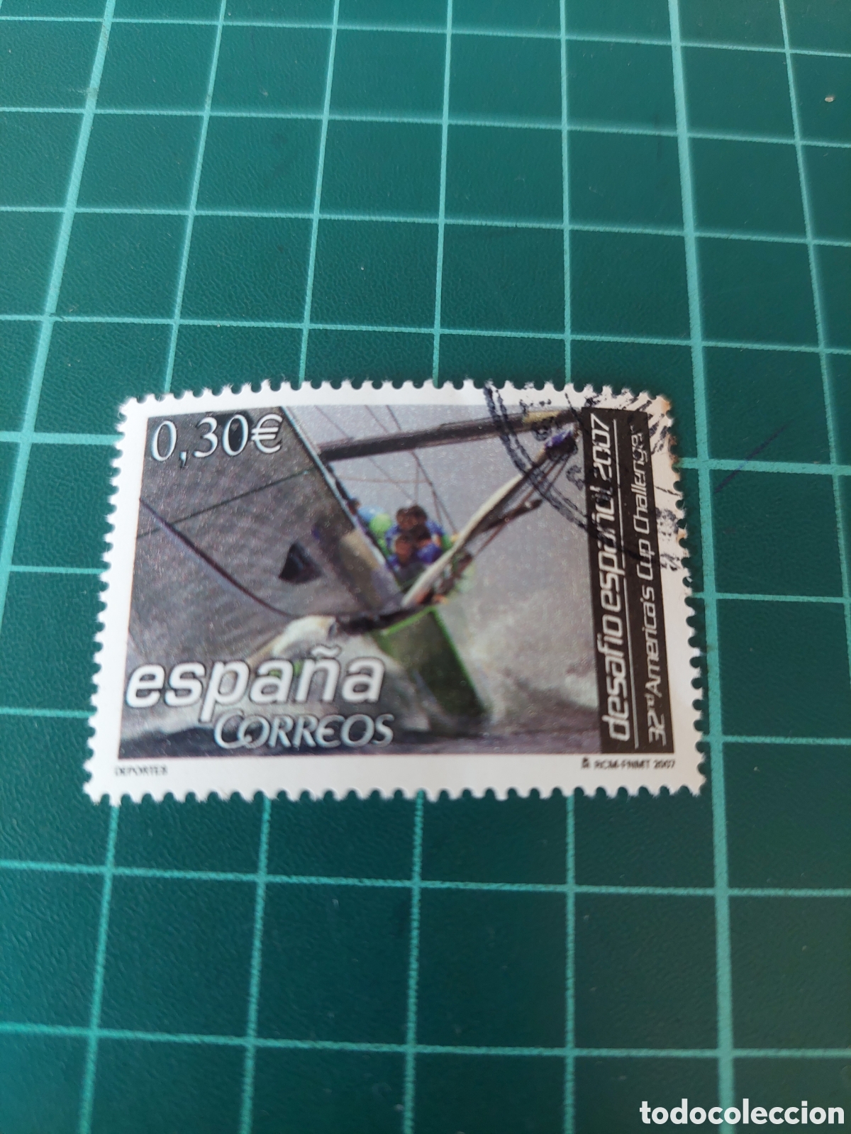 Sellos: USADA LUJO EDIFIL 4313 DEPORTES DESAFIO ESPA&Ntilde;OLA AMERICA CUP VELA 2007 ESPA&Ntilde;A