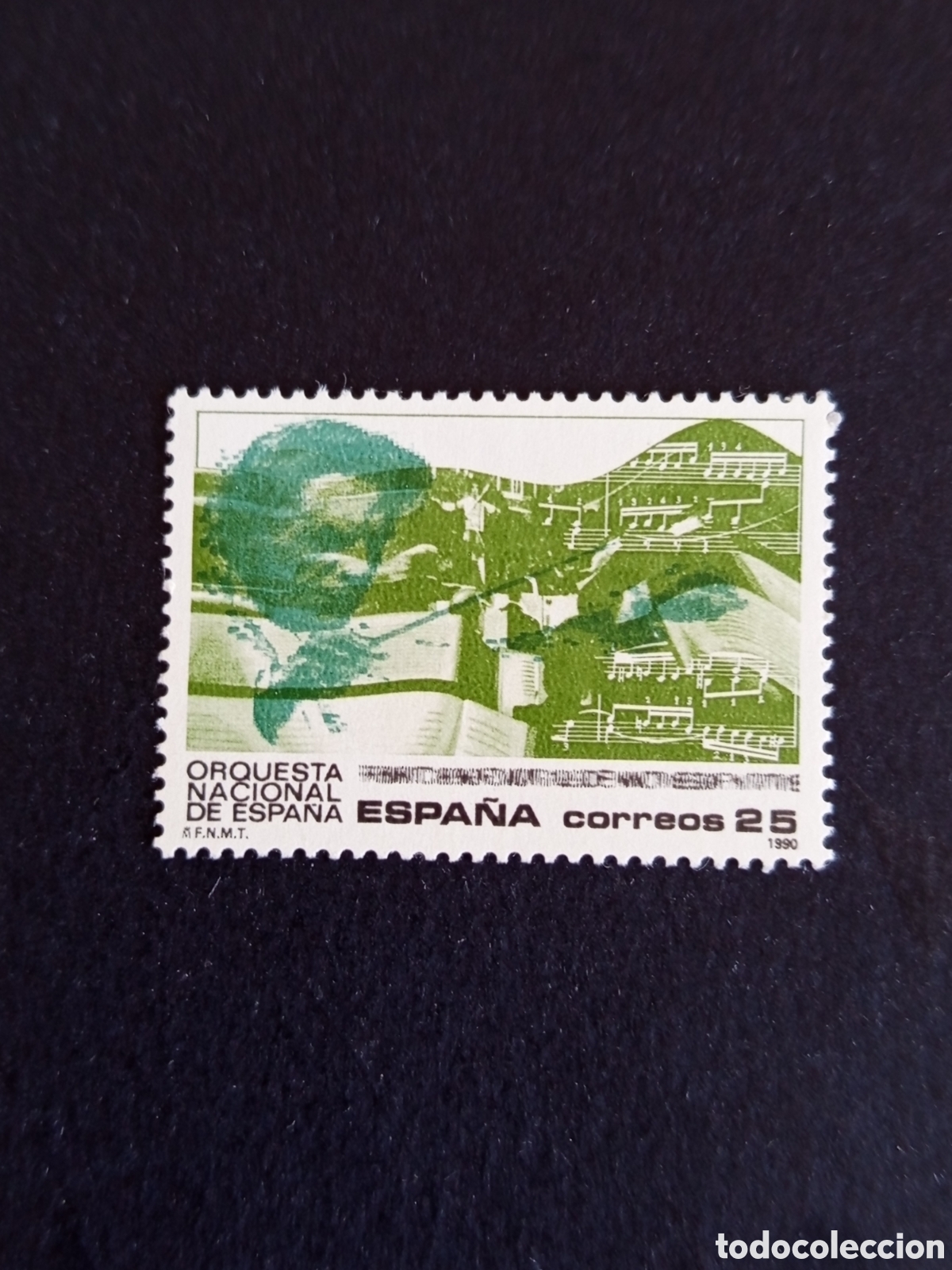 Sellos: Espa&ntilde;a, 1990. Orquesta Nacional de Espa&ntilde;a. Edifil 3098. Pedido m&iacute;nimo 3 &euro;. Ver fotos. Serie completa