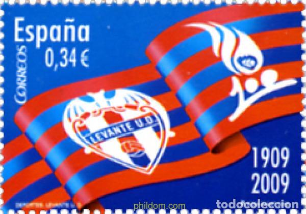 Sellos: 246958 MNH ESPA&Ntilde;A 2010 DEPORTES. LEVANTE U.D.