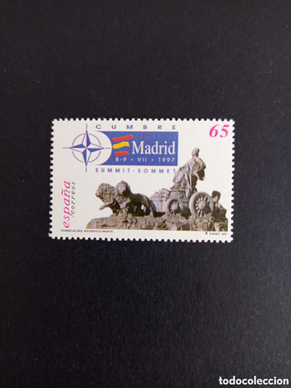 Sellos: Espa&ntilde;a, 1997. Cumbre de la OTAN. Edifil 3496. Pedido m&iacute;nimo 3 &euro;. Ver fotos . Serie completa