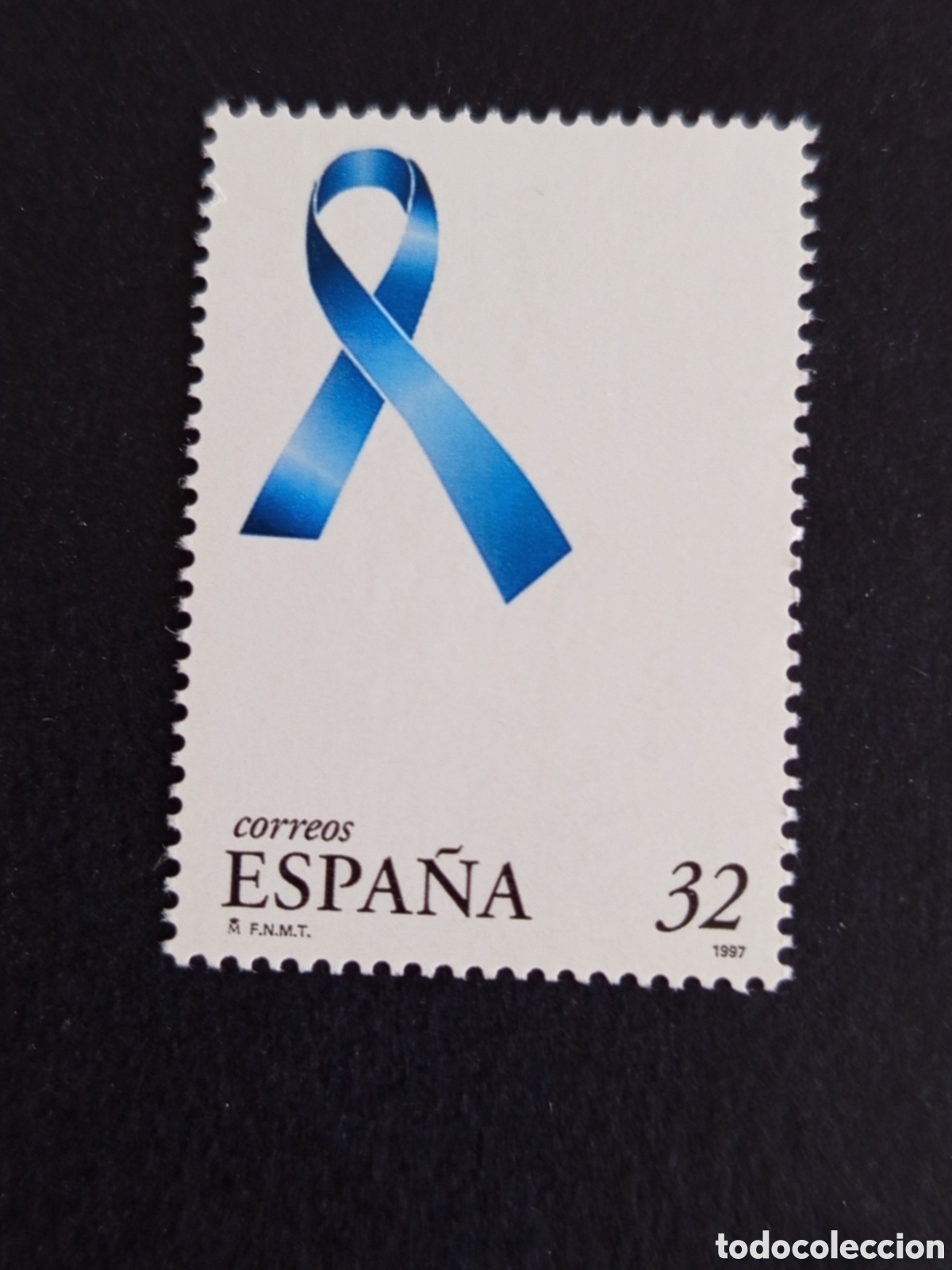Sellos: Espa&ntilde;a, 1997. Lazo azul. Edifil 3501. Pedido m&iacute;nimo 3 &euro;. Ver fotos . Serie completa