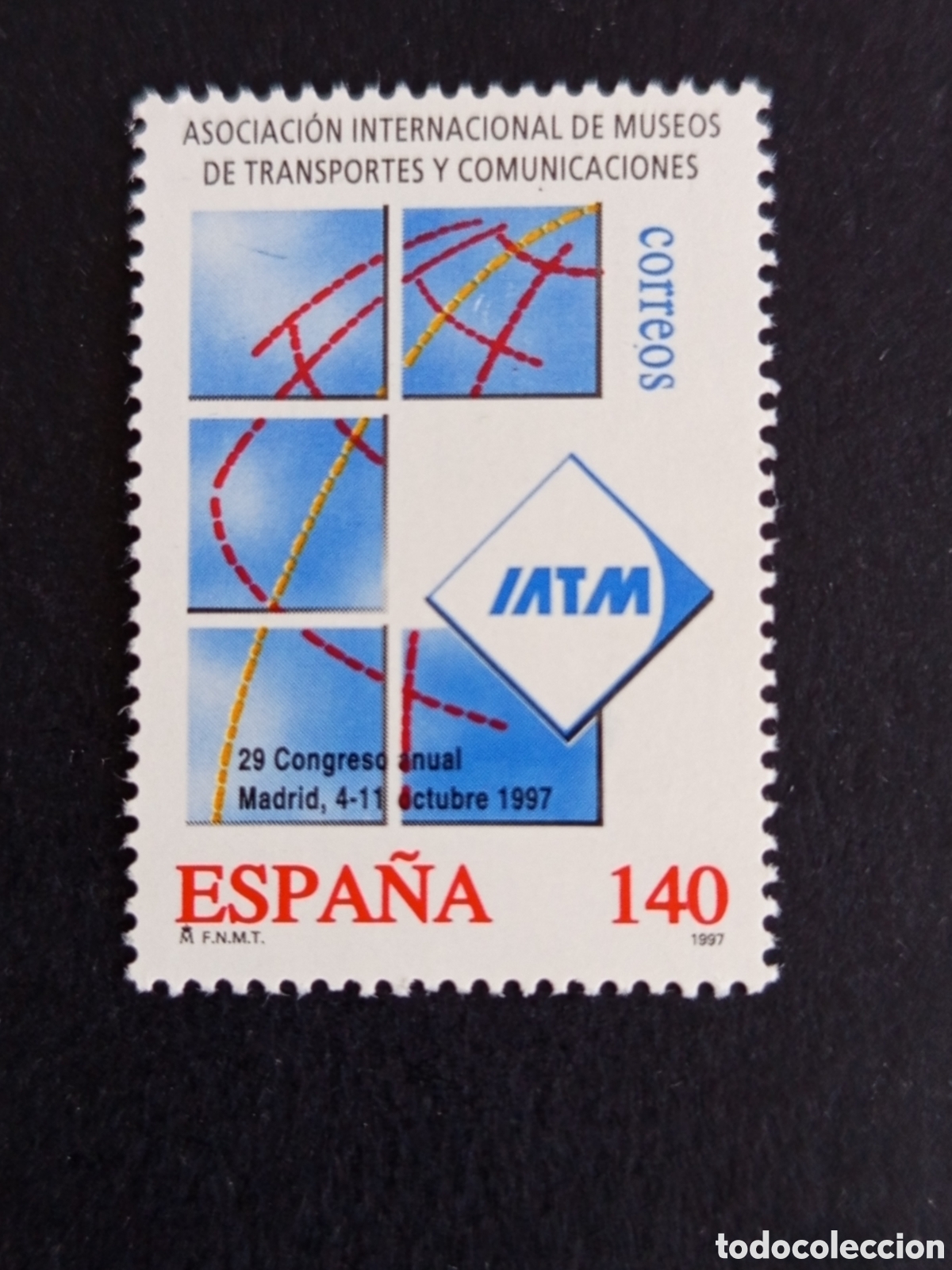 Sellos: Espa&ntilde;a, 1997. Museos Transporte y Comunicaciones. Edifil 3510. Pedido m&iacute;nimo 3 &euro;. Ver fotos .