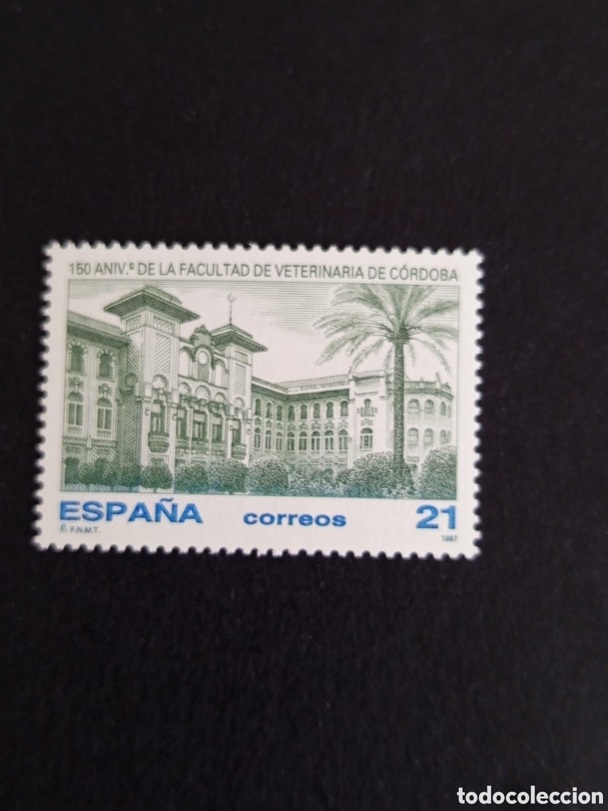 Sellos: Espa&ntilde;a, 1997. Facultad Veterinaria de C&oacute;rdoba. Edifil 3518. Pedido m&iacute;nimo 3 &euro;. Ver fotos .