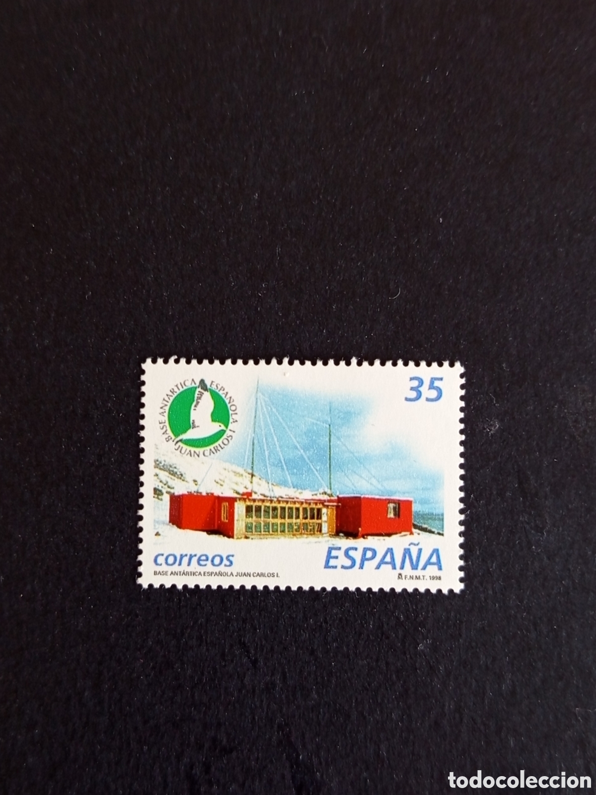 Sellos: Espa&ntilde;a, 1998. X A&ntilde;os Base Ant&aacute;rtida Juan Carlos I. Edifil 3592. Pedido m&iacute;nimo 3 &euro;. Ver fotos.