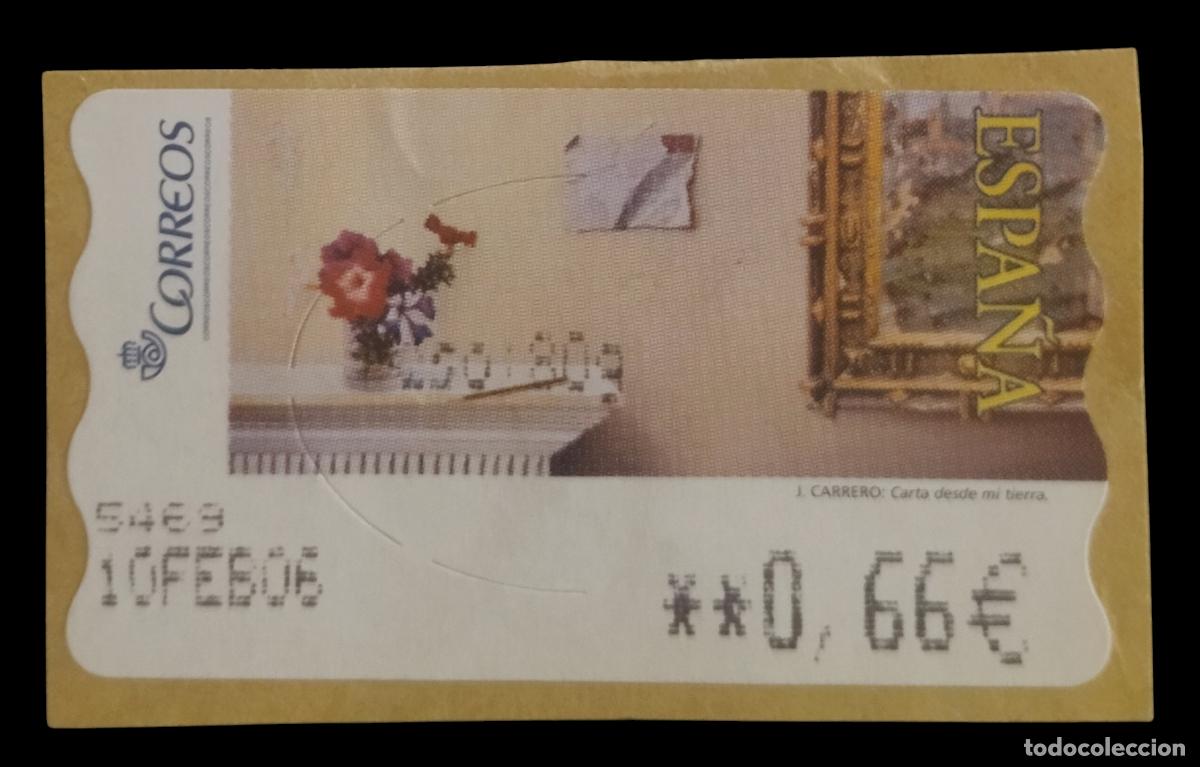 Sellos: ESPA&Ntilde;A ATM - SVV CARTA DESDE MI TIERRA 5 DD/EE. CON FECHA. USADO.