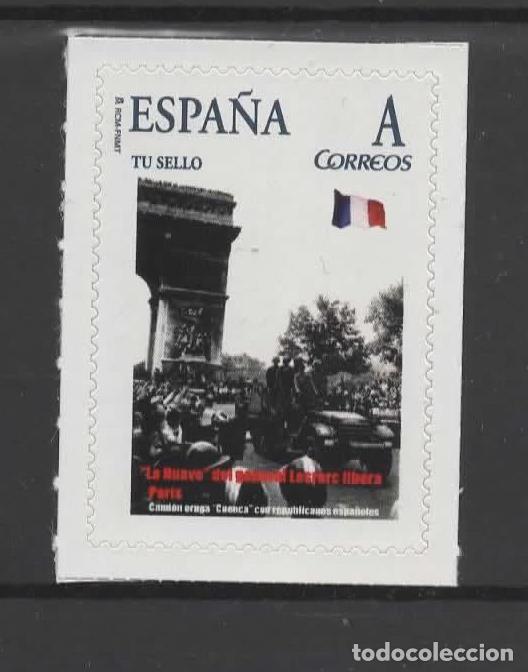 Sellos: ESPA&Ntilde;A TUSELLO LIBERACION PARIS POR LA NUEVE DEL GENERAL LECREC