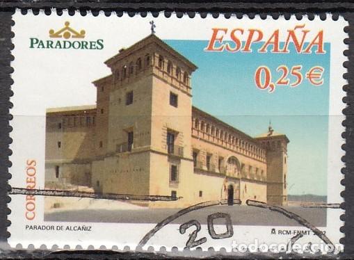 Sellos: ESPA&Ntilde;A 2002 - Edifil 3942 &ordm; USADO - Parador Alca&ntilde;iz (Teruel)