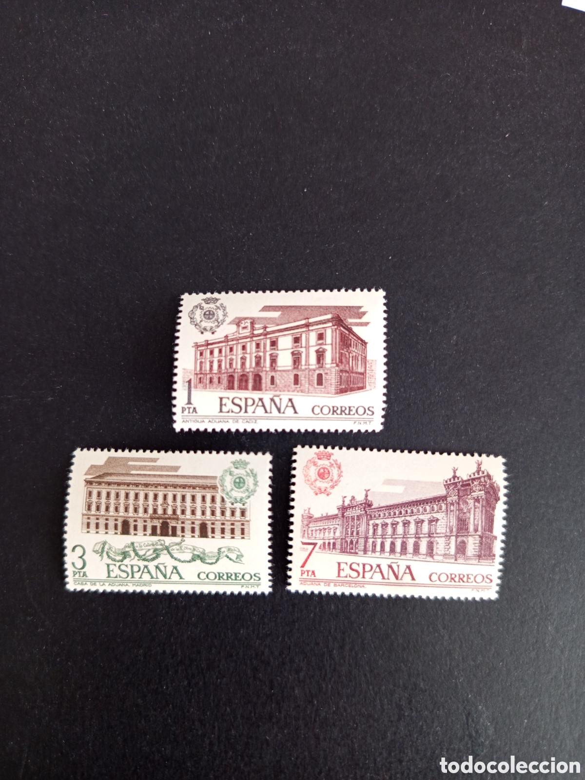 Sellos: Espa&ntilde;a, 1976. Aduanas . Edifil 2326/8. Pedido m&iacute;nimo 3 &euro;. Ver fotos . Serie completa sin circular