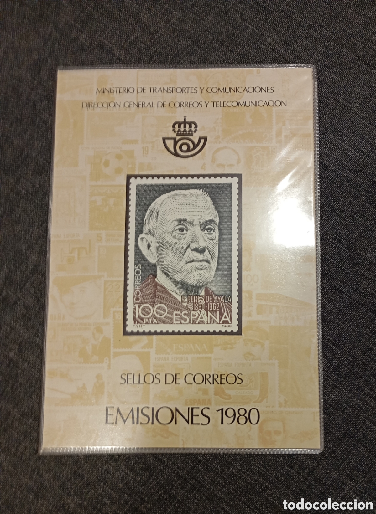 Sellos: ESPA&Ntilde;A A&Ntilde;O 1980 - CARPETA OFICIAL DE CORREOS - COMPLETA CON SELLOS NUEVOS