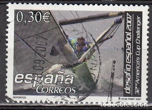 Sellos: ESPA&Ntilde;A 2007 - Edifil 4313 &ordm; USADO - Deportes. Velero