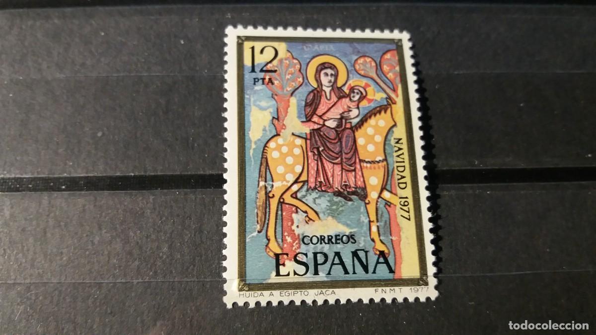 Sellos: Sello nuevo. Navidad 1977. Huida a Egipto. 3 de Noviembre de 1977. Edifil 2447.