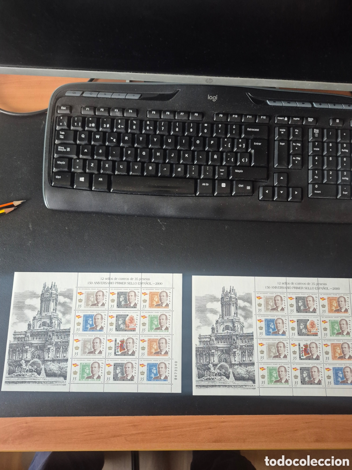 Sellos: miniplegos 150 aniversario sello espa&ntilde;ol a&ntilde;o 2000