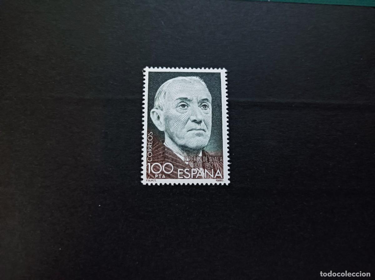 Briefmarken: Sello Nuevo. Centenario Nacimiento Ram&oacute;n P&eacute;rez de Ayala. 12 de Julio de 1980. Edifil 2578.