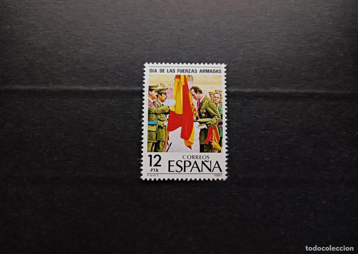 Sellos: Sello nuevo. Dia de las Fuerzas Armadas. 20 de Mayo de 1981. Edifil 2617.