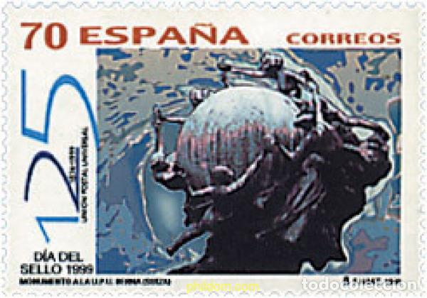 Sellos: 83162 MNH ESPA&Ntilde;A 1999 125 ANIVERSARIO DE LA UNION POSTAL UNIVERSAL