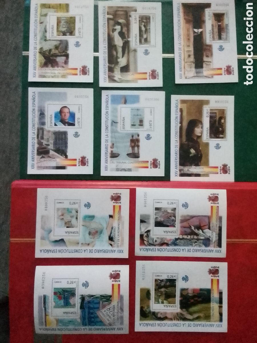 Sellos: XXV Aniversario de la Constituci&oacute;n Espa&ntilde;ola