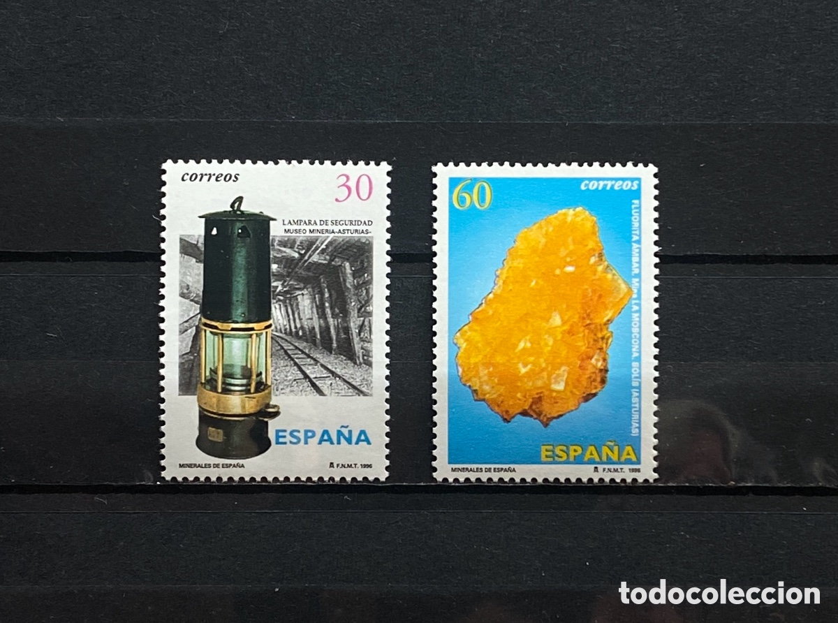 Sellos: Sellos, nuevo, de Espa&ntilde;a 1996 Edifil 3408/409 Minerales