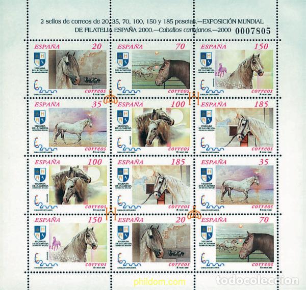 Sellos: 83131 MNH ESPA&Ntilde;A 2000 ESPA&Ntilde;A 2000. EXPOSICION FILATELICA INTERNACIONAL