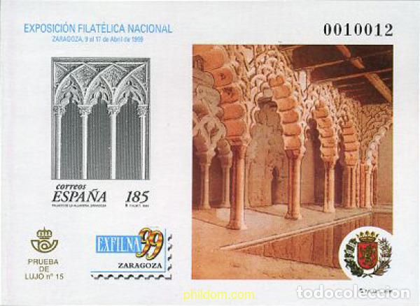Sellos: 21896 MNH ESPA&Ntilde;A 1999 EXFILNA 99. EXPOSICION FILATELICA NACIONAL